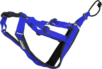 Adjustable Sled Pro Harness - Small, Blue, Dog Pulling Harness for Large Breeds & Giant Dogs, Great for Dog Joring