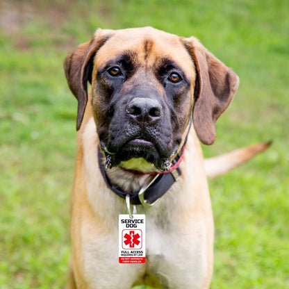 PVC Emotional Support Dog Key or Collar Tag for Fhact ESA (Emotional Support ES21)