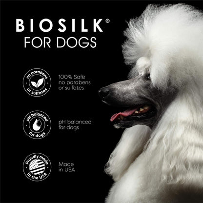 Silk Therapy Conditioning Detangling Spray for Dogs with Natural Coconut Oil, Leave-In Detangler and Conditioner, Dematting Grooming Spray, Sulfate Free, 7 Fl Oz